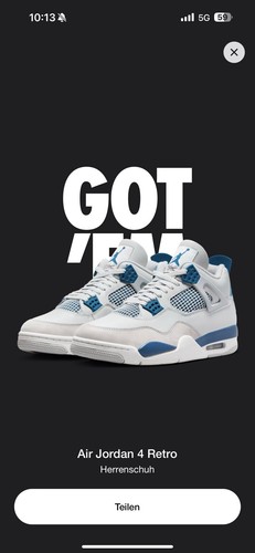 Air jordan blu militare - blu,
