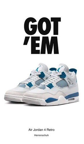 Jordan retro blu - jordan, 4