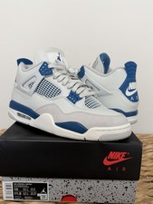 Sneakers Jordan 4 blu militare
